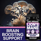 Saint Mingiano Lion's Mane Mushroom Supplement - 120 Capsules - image 2