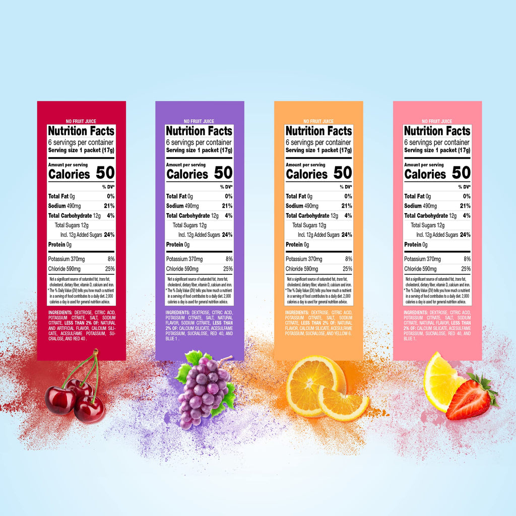 Amazon Basic Care Electrolyte Powder Packets Strawberry Lemonade - 6 Count - image 4