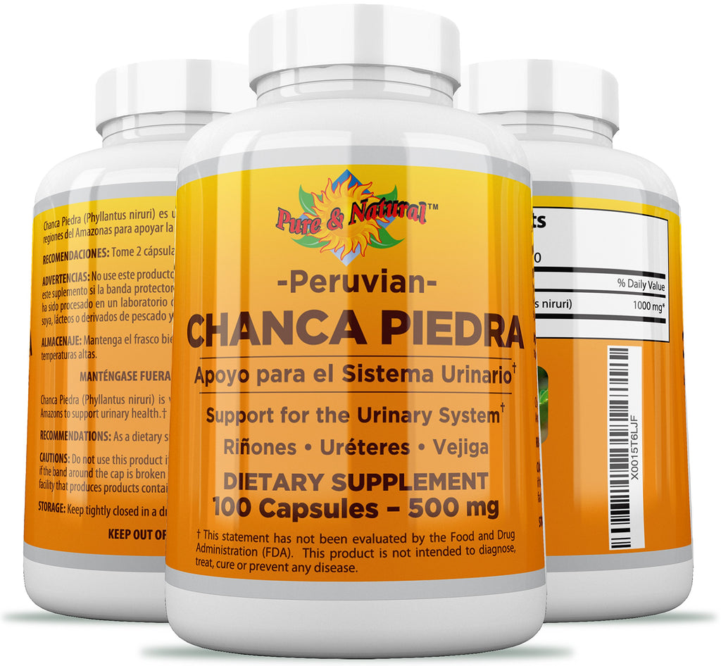 NaturalisimoLife Chanca Piedra 500 mg - 100 Capsules