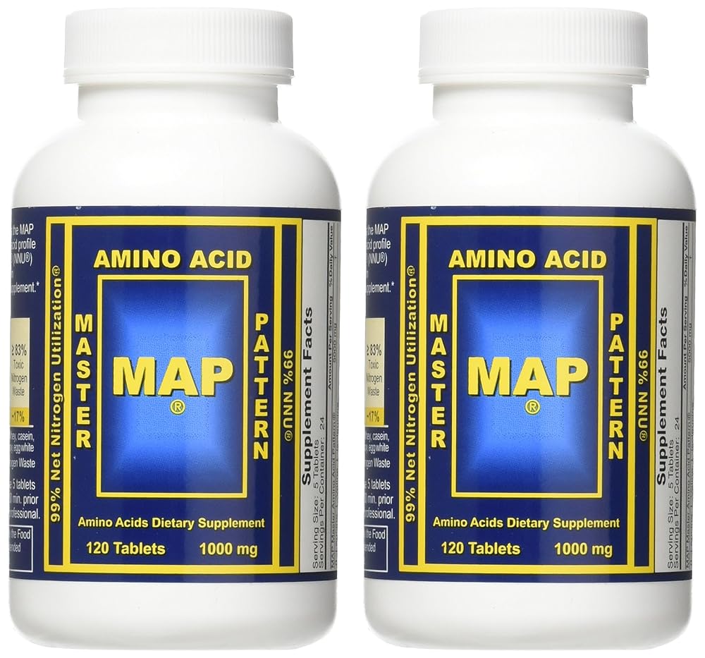 INRC Map 2 X Master Amino Acid Pattern 1000mg - 240 Tablets - image 3