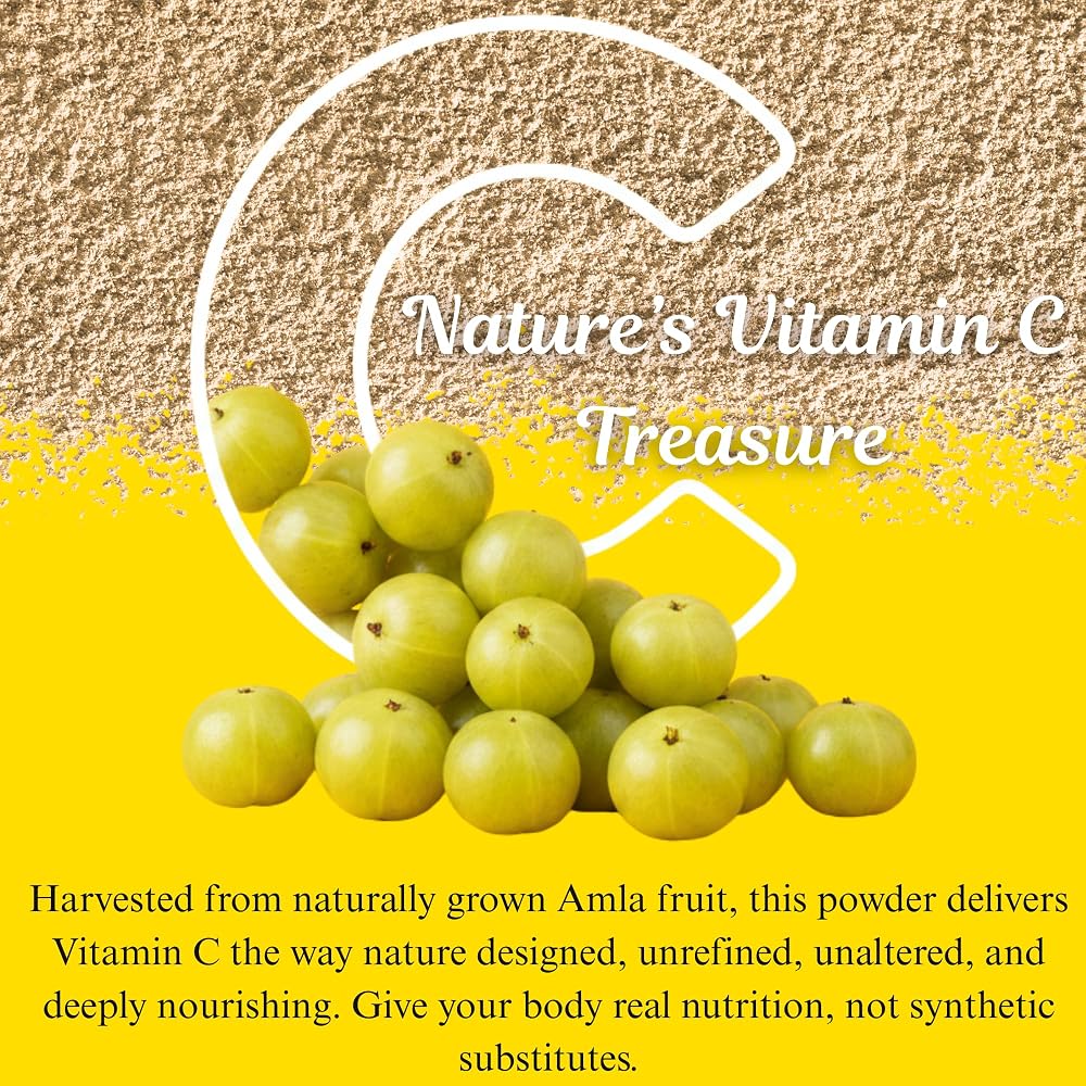 BASIC AYURVEDA Amla Powder Indian Gooseberry - 200g - image 4