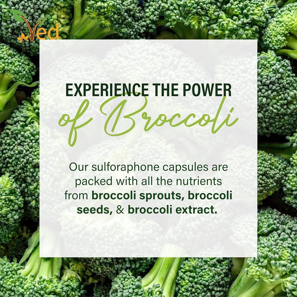 Ved Broccoli Sulforaphane 550 mg - 90 Capsules - image 5