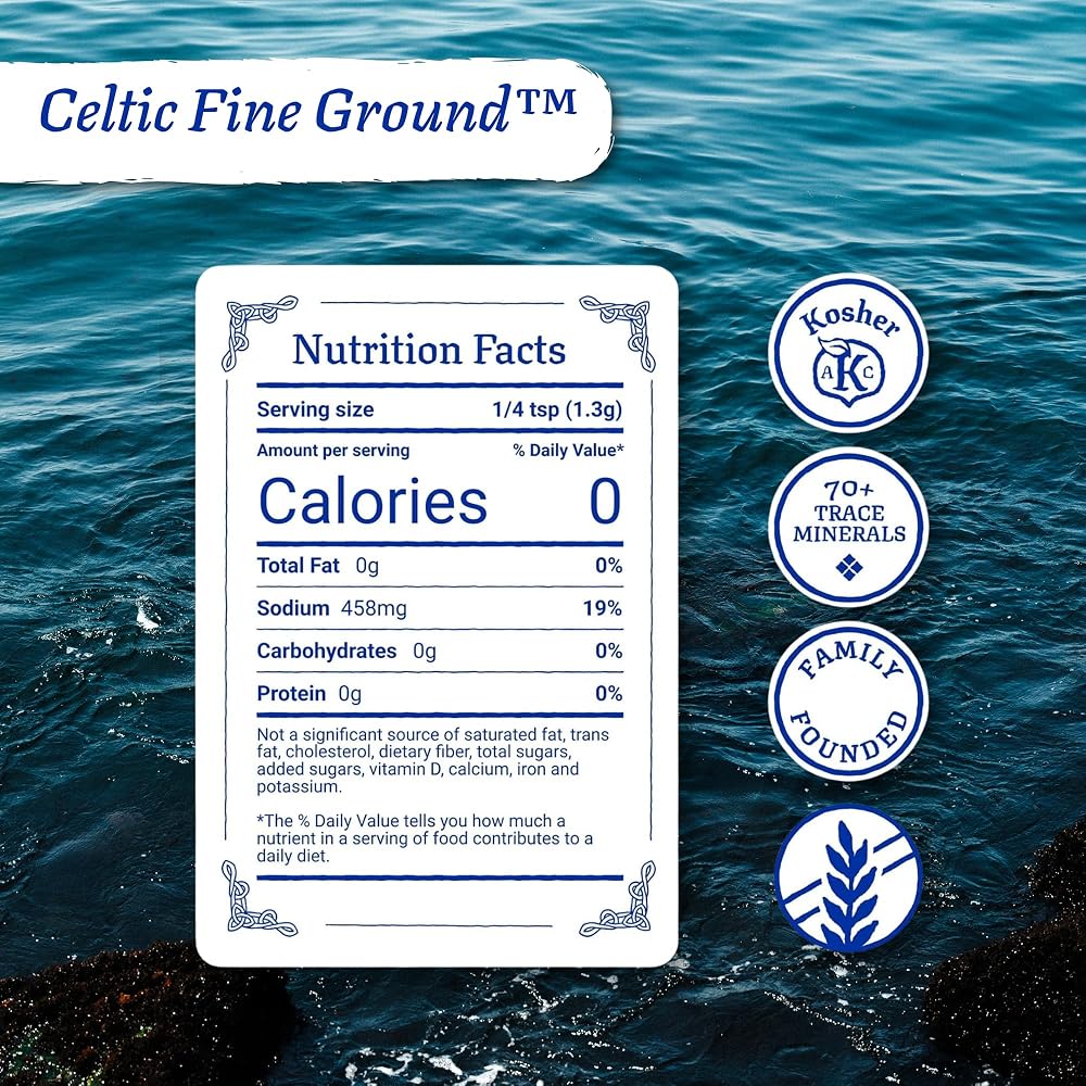 Celtic Sea Salt Fine Ground Unrefined Mineral Salt - 1 lb - image 4