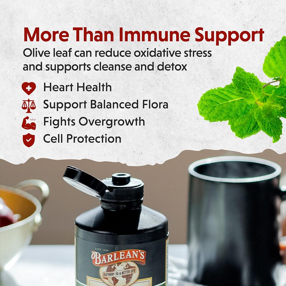 Barlean's Olive Leaf Complex 95mg Oleuropein - image 8
