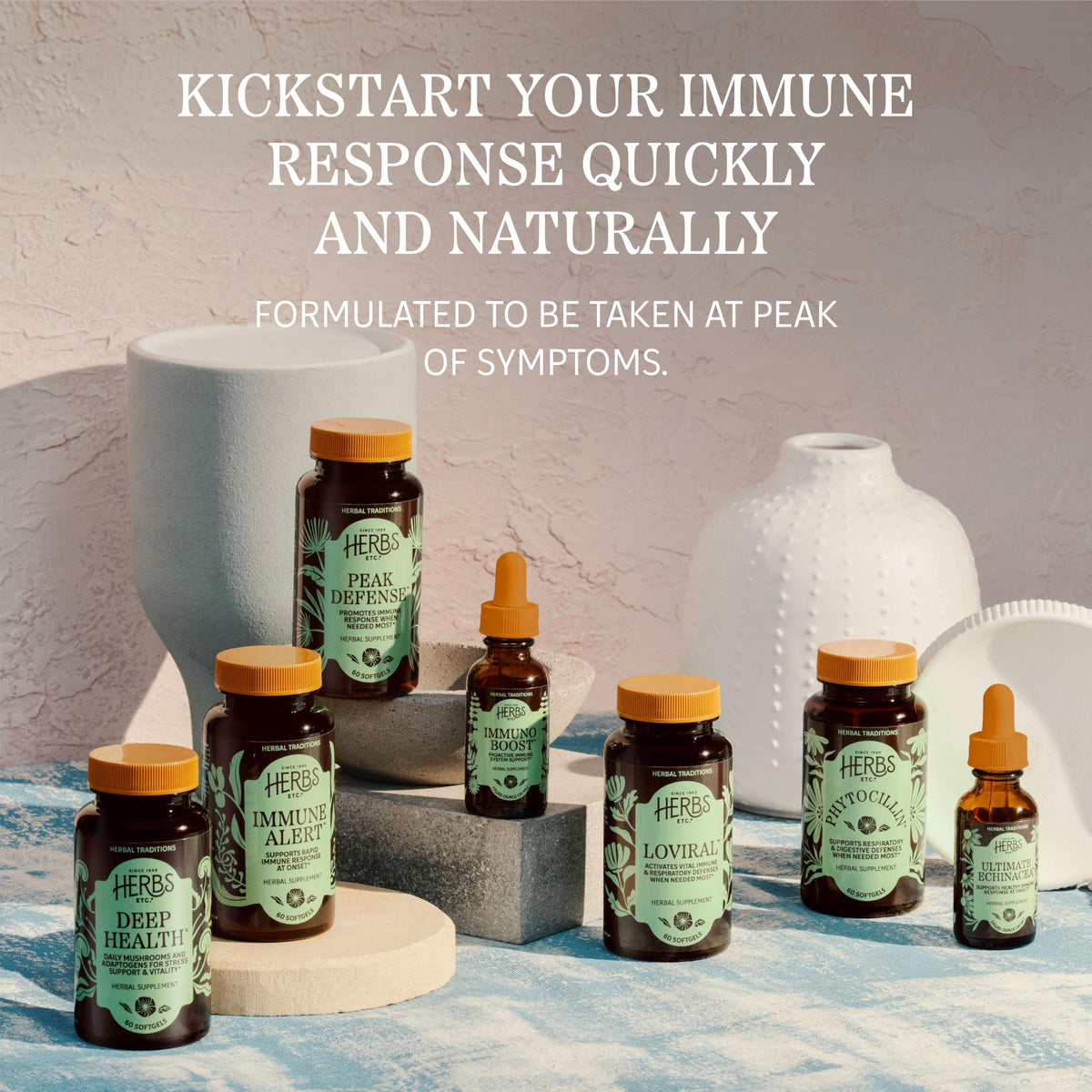 Herbs Etc. Peak Defense Softgels Immune Response - 60 Softgels - image 5