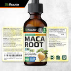 BIO KRAUTER Maca Root Liquid Drops for Active Lifestyle - 2 Fl Oz - image 9