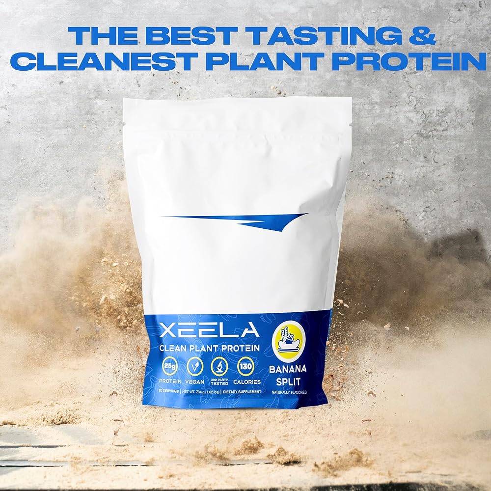 Xeela Plant Based Vegan Clean Protein Powder - Independently Tested