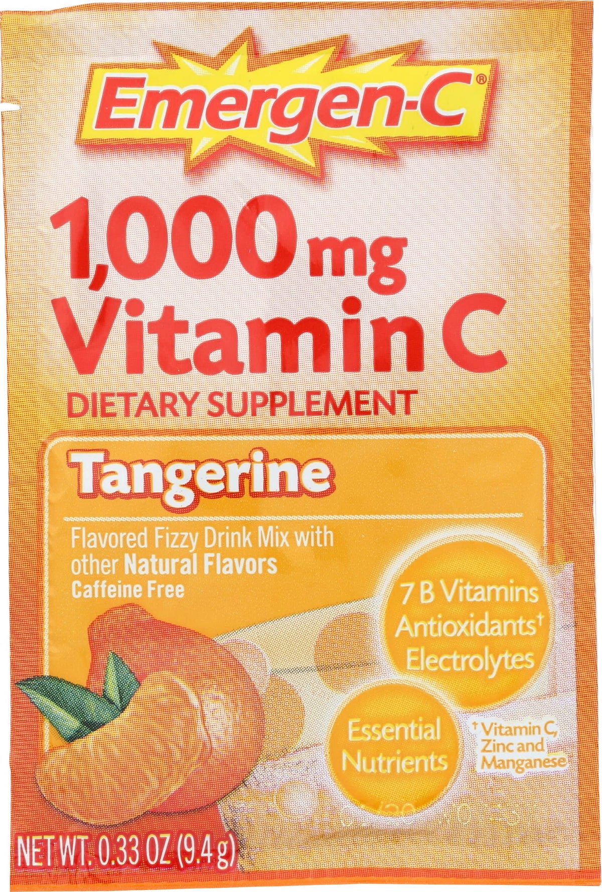 Alacer Emergen-C Tangerine Immune Support - 1 Packet
