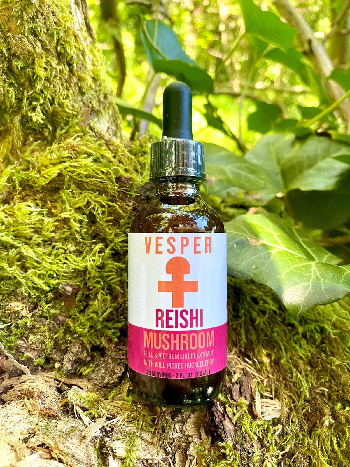 Vesper Mushrooms Liquid Extract - Double Extraction with Wild