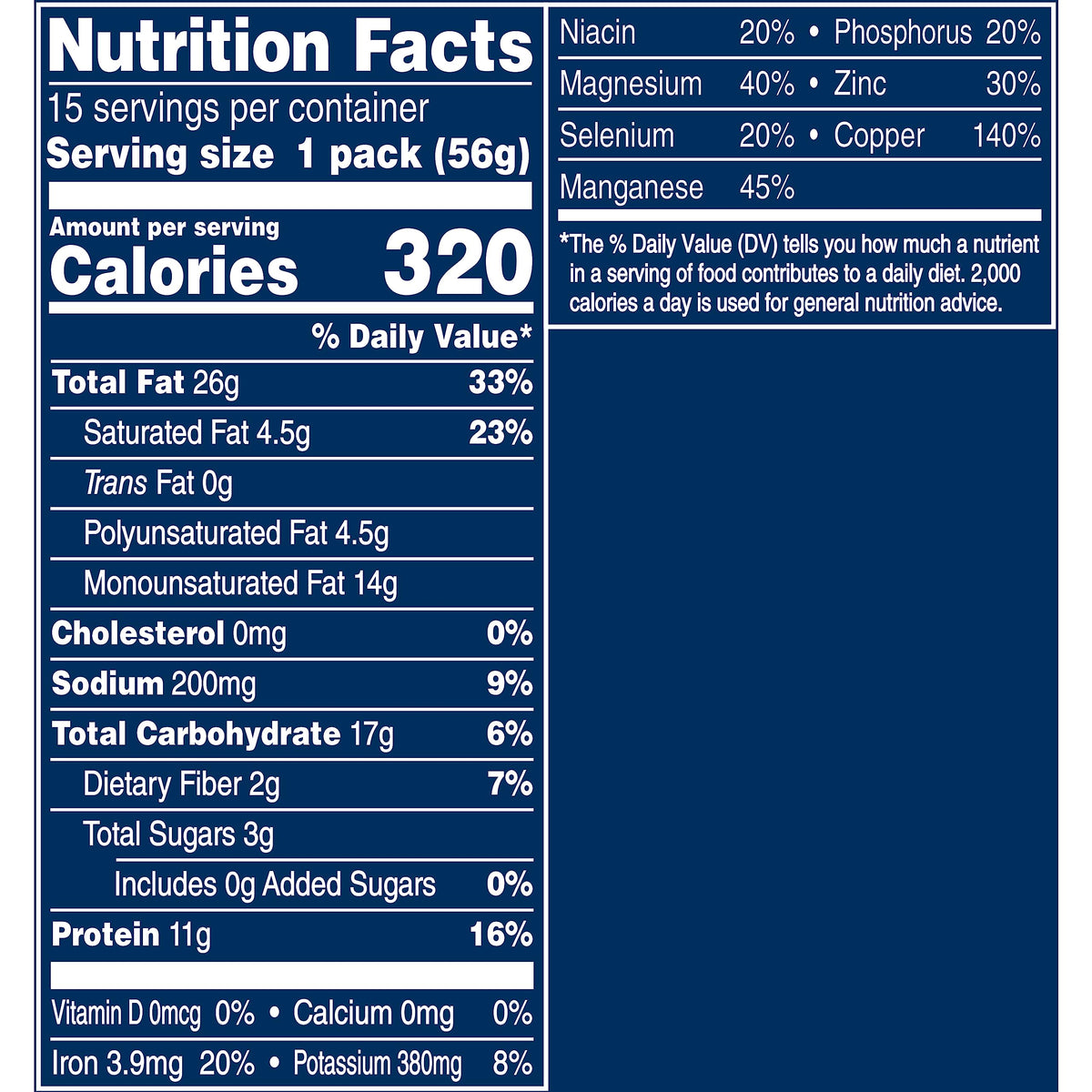 PLANTERS Salted Whole Cashews - 15 Pack (2 Oz Each) - image 5