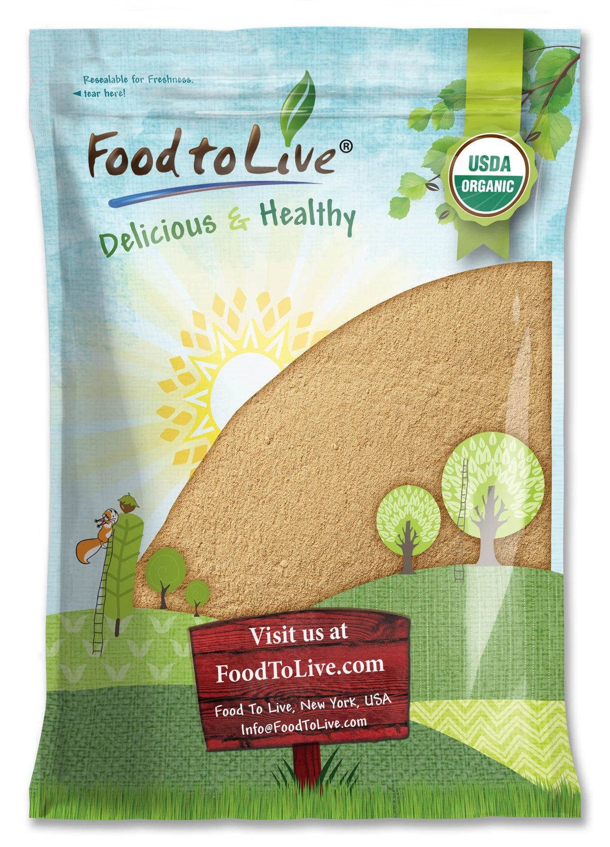 Food to Live Organic Amla Powder, X Pounds