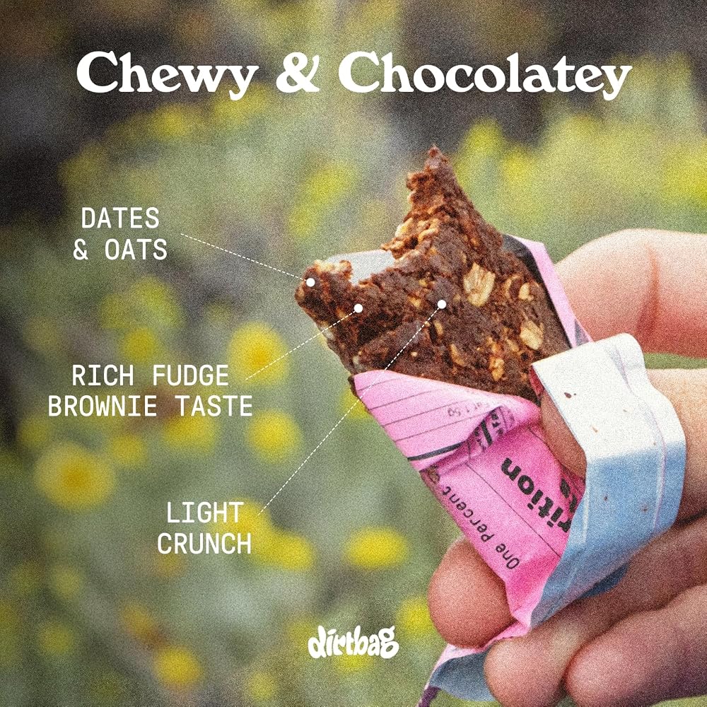 Dirtbag Bar Organic Energy Bar Plant Protein Original Chocolate - 8 Pack - image 3