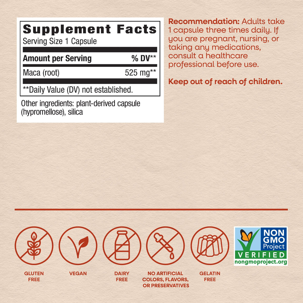 Nature's Way Maca Root Capsules for Libido Support - 100 Count - image 6