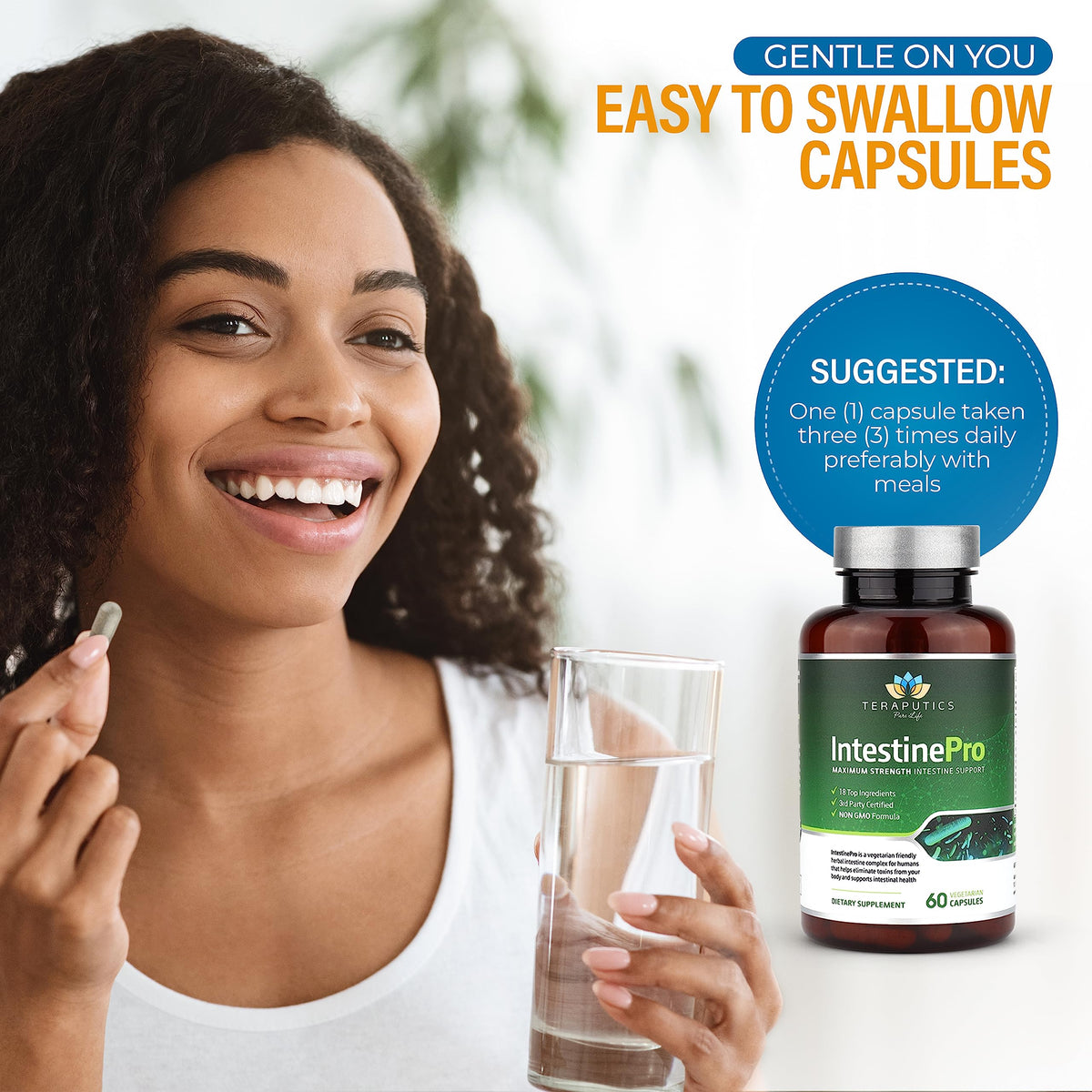 Teraputics IntestinePro Gut Health Supplement - 60 Vegetarian Capsules - image 5