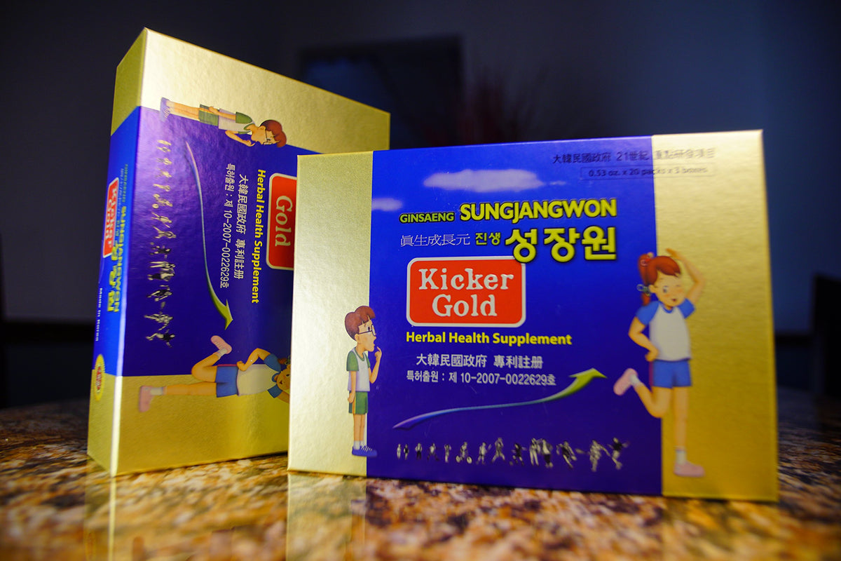 KICKER Ginsaeng Sungjangwon Kicker Gold Ginseng Syrup - 60 Packs