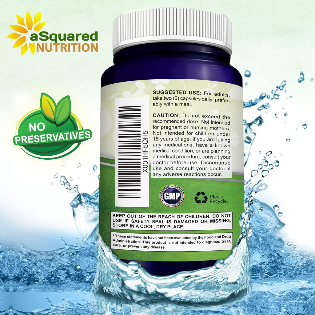 aSquared Nutrition Reduced Glutathione 500mg - 200 Capsules - image 7