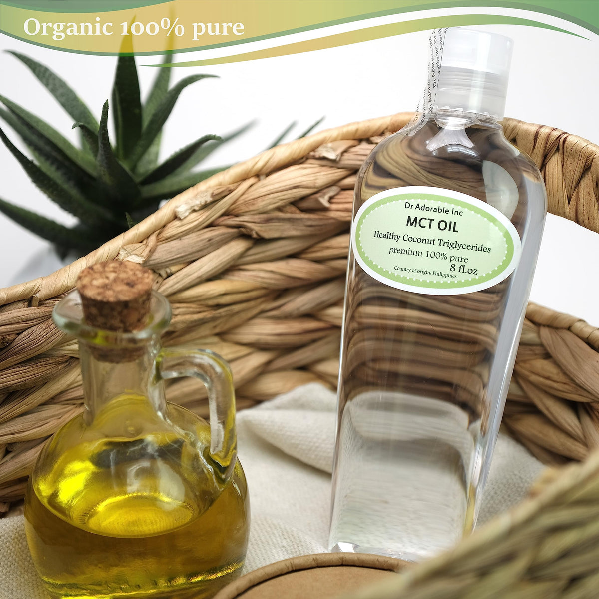 Dr Adorable MCT Oil from Organic Coconut Oil - 8 Fl Oz - image 2