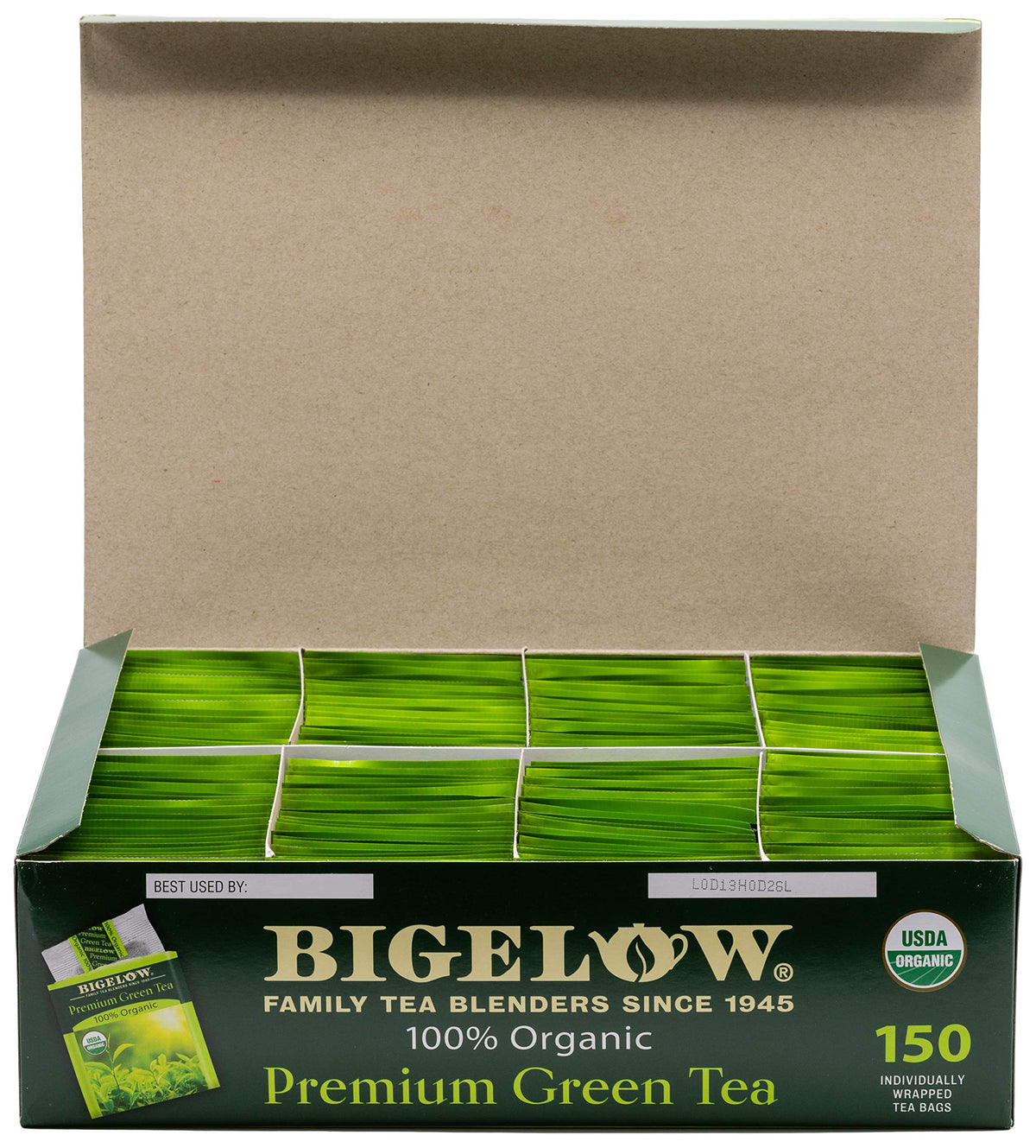 Bigelow Premium 100-Percent Organic Green Tea - 150 Teabags - image 5