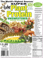 Wild Force Super Plant Protein Unsweetened Raw Vegan Powder - 681g - image 3