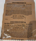 Z-Ration Chocolate Banana Nut Dessert Bar - 12 Pack