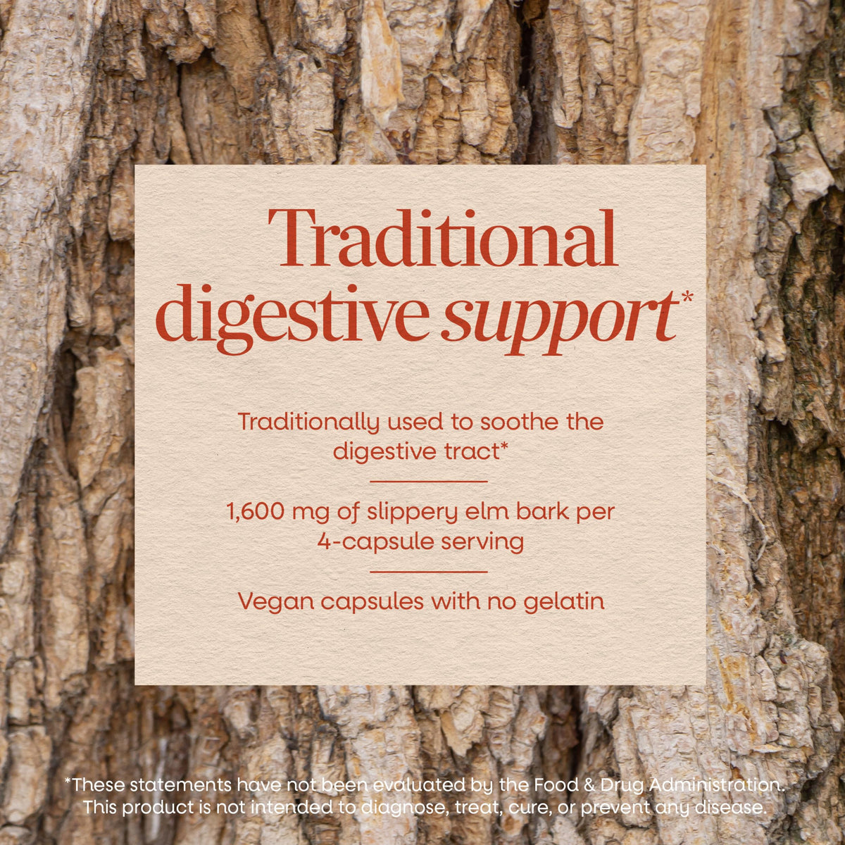 Nature's Way Slippery Elm Bark Capsules, 1,600 mg - 100 Capsules - image 4