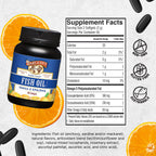 Barlean's Orange Omega-3 Fish Oil Softgels 600mg EPA & DHA - 100 Softgels - image 6