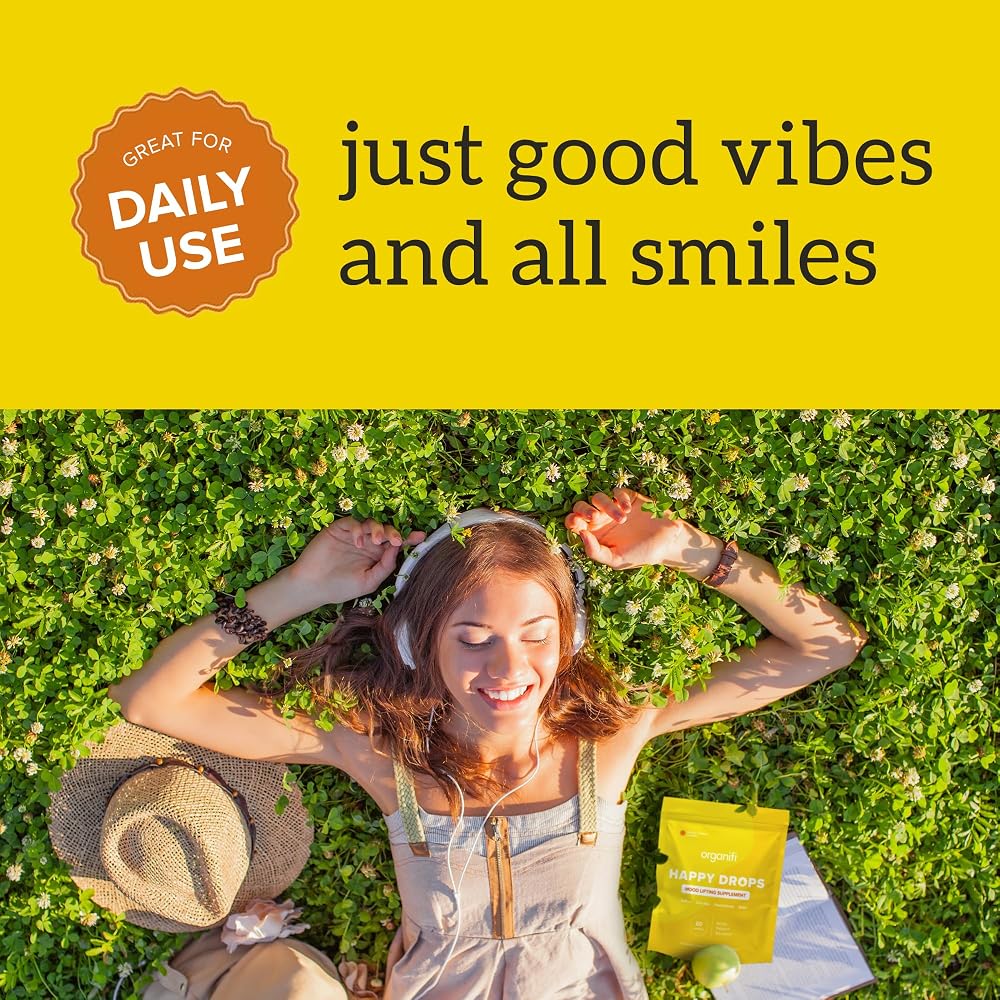 Organifi Happy Drops Natural Mood Lifting Gummies - 60 Count - image 7