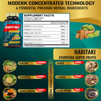 Tenmido Haritaki Extract with Turmeric & Ginger - 90 Capsules - image 4