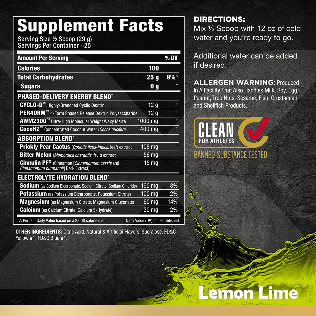 ALLMAX CARBION+, 725 g - High-Performance Training Fuel - Boosts