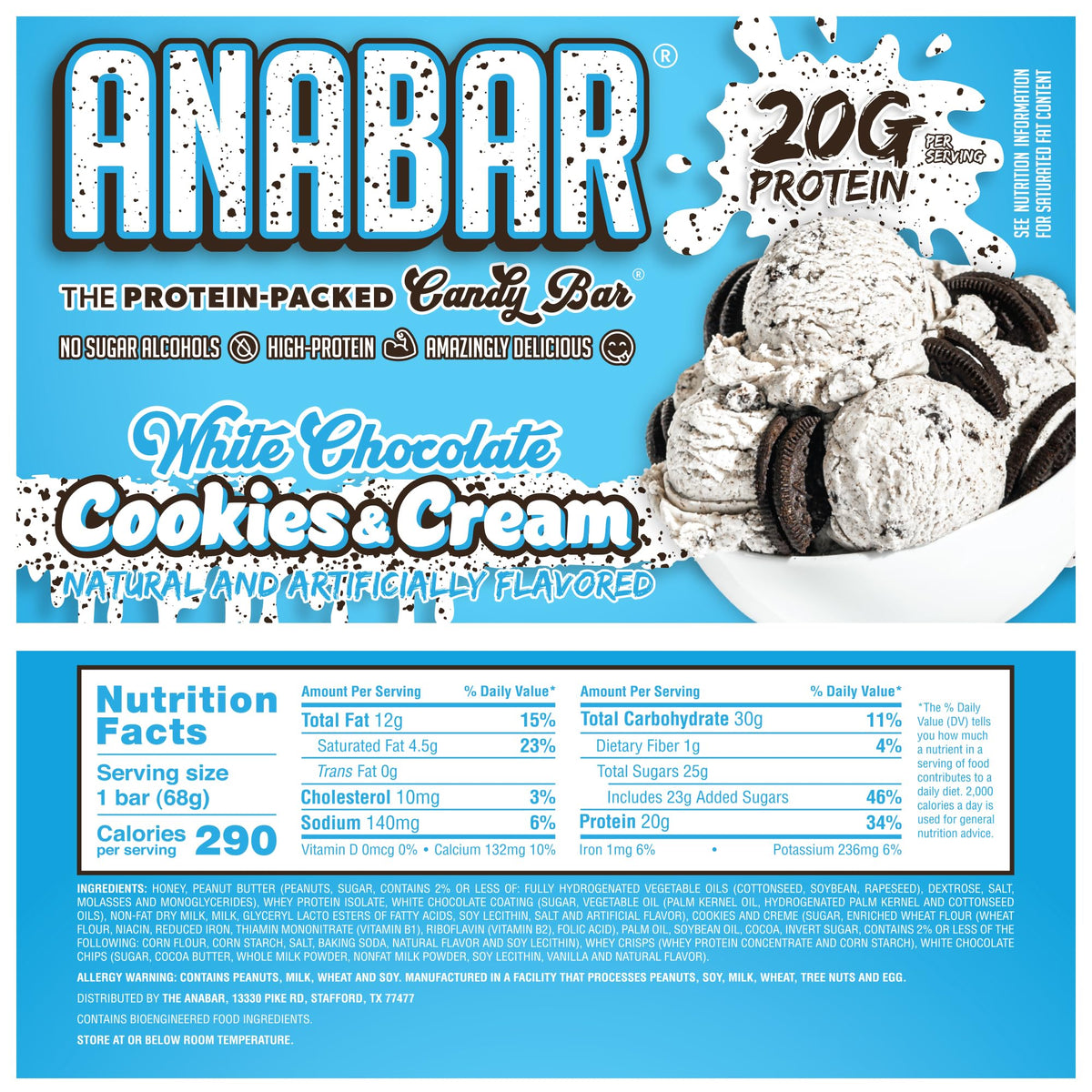 FINAL BOSS PERFORMANCE ANABAR Anabar Protein Bar, The Protein-Packed