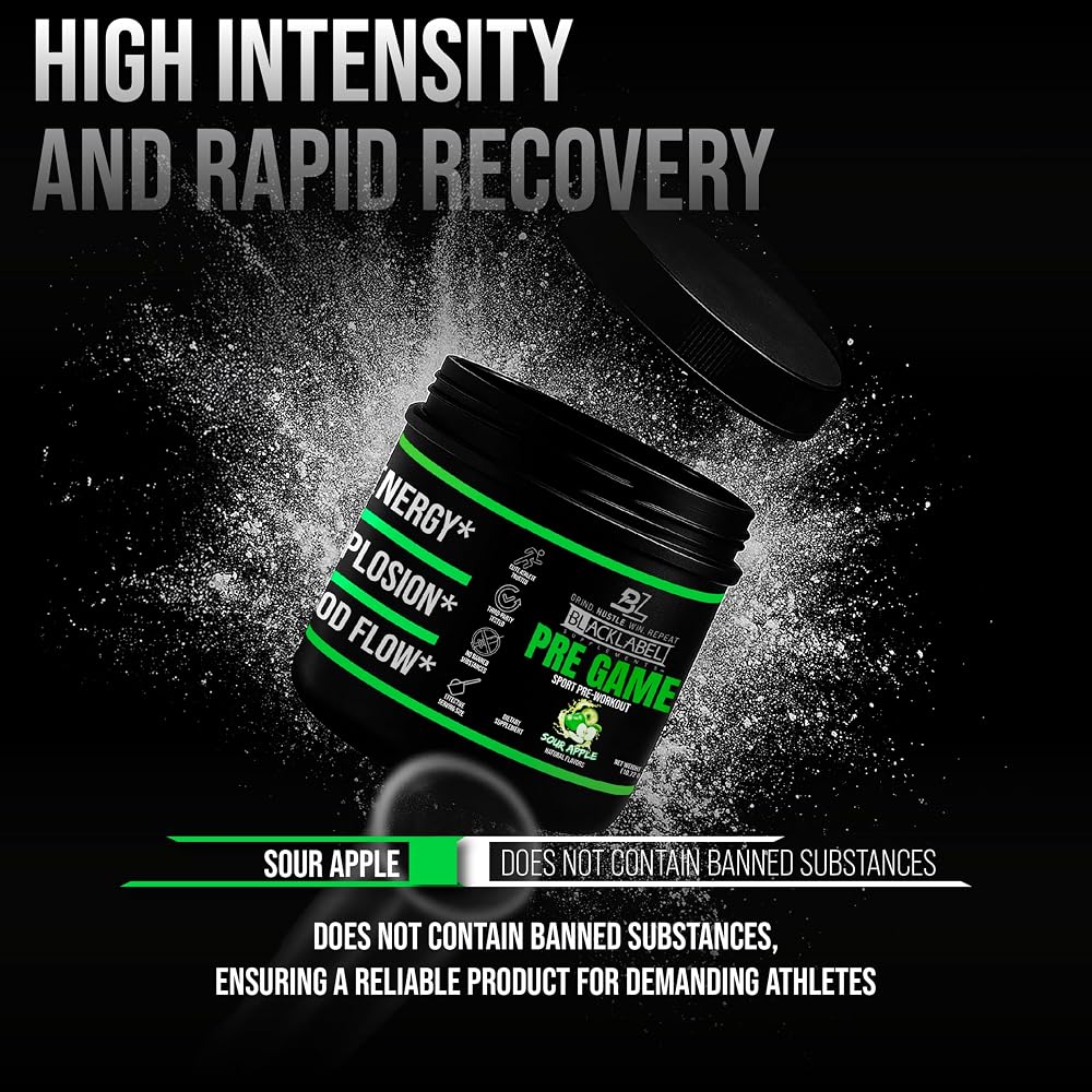 Blacklabel Supplements PRE-Game Pre Workout Powder