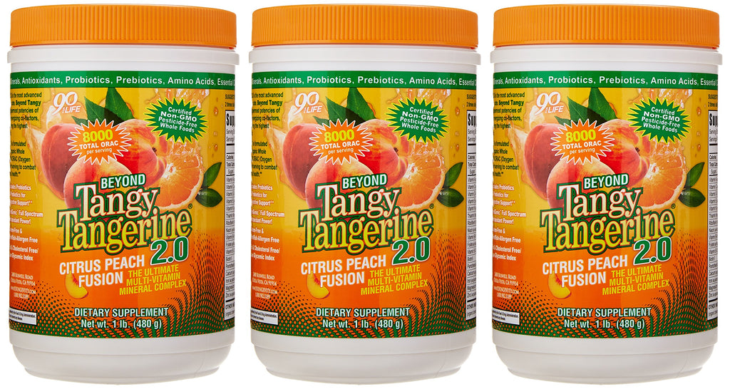 Youngevity Beyond Tangy Tangerine 2.0 Citrus Peach Infusion Canister