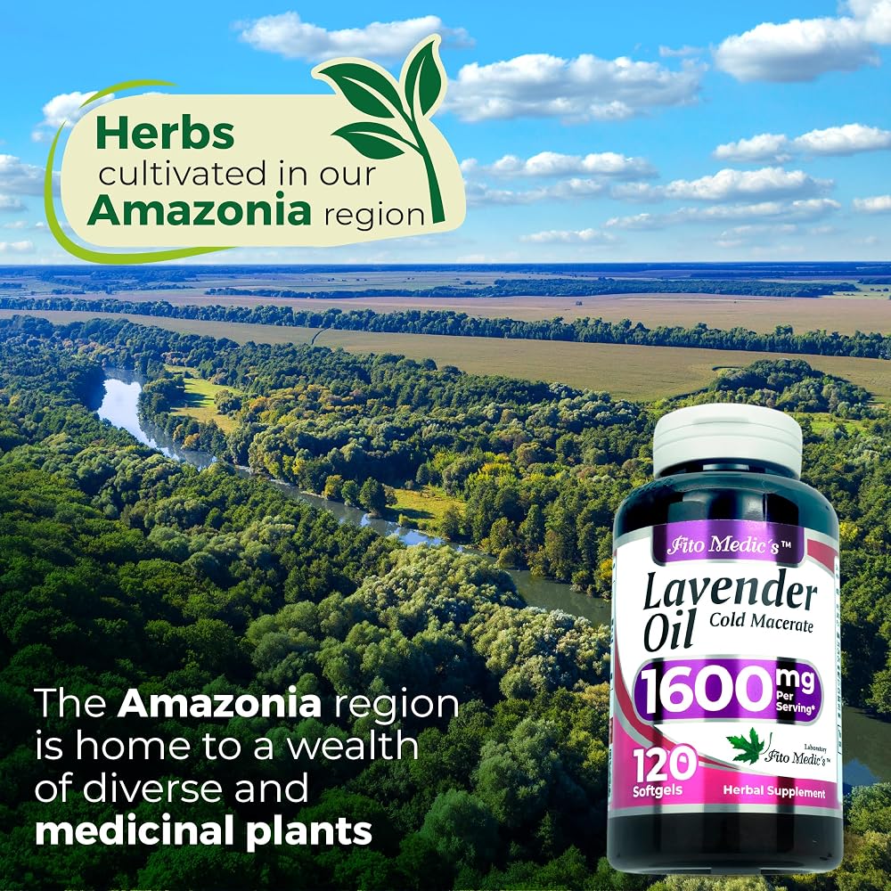 FITO MEDIC'S Lavender Pills 1600 mg - 120 Softgels - image 6