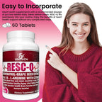 USK RESC-Q Resveratrol & L-Arginine Antioxidant - 60 Tablets - image 3