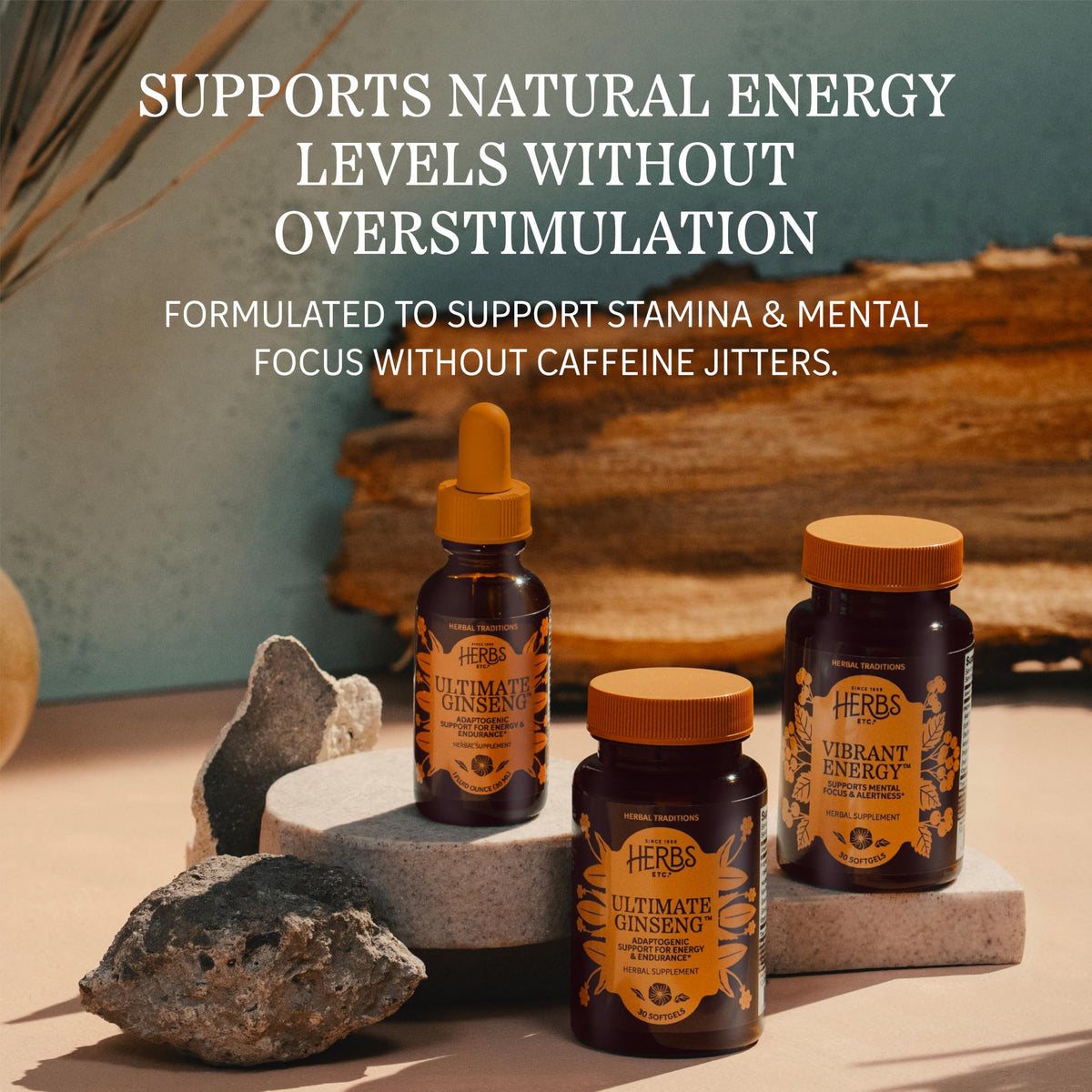 Herbs Etc. Vibrant Energy Liquid Extract - 1 fl oz - image 5