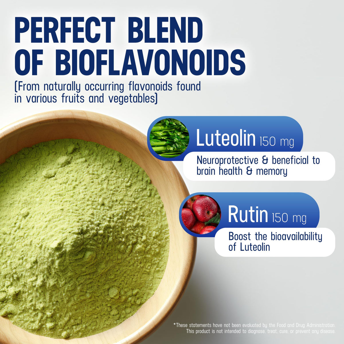 LutiMax Luteolin Complex Powder with Rutin