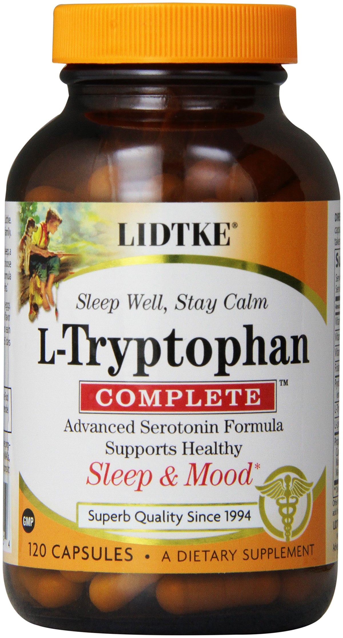Lidtke L-Tryptophan Complete Capsules - 120 Capsules