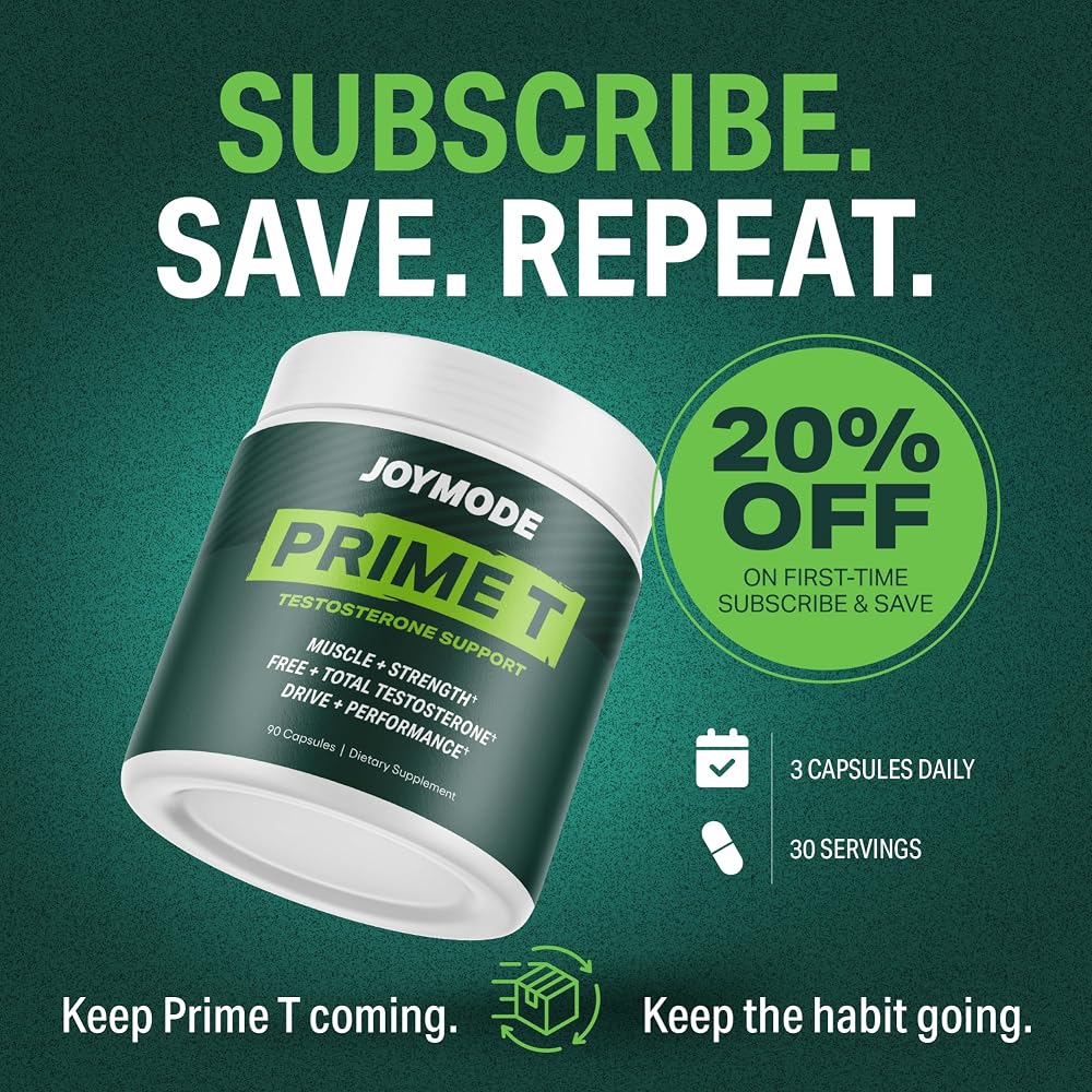 JOYMODE Testosterone Support Complex - Natural Supplement for Men - image 3