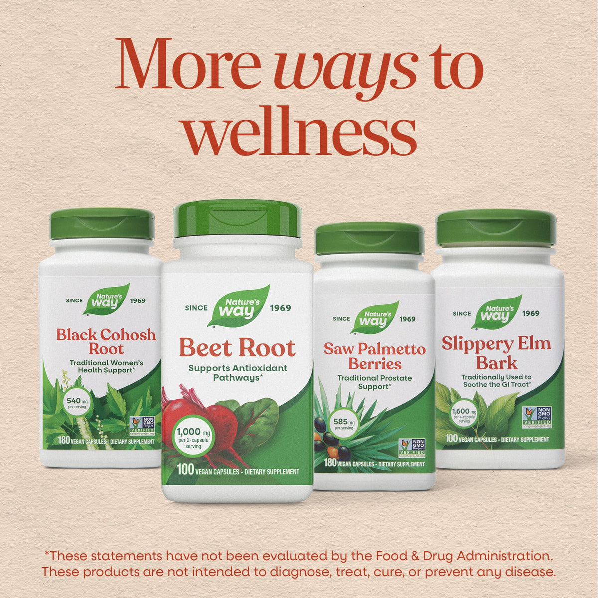 Nature's Way Beet Root Capsules for Antioxidant Support - 100 Capsules - image 8