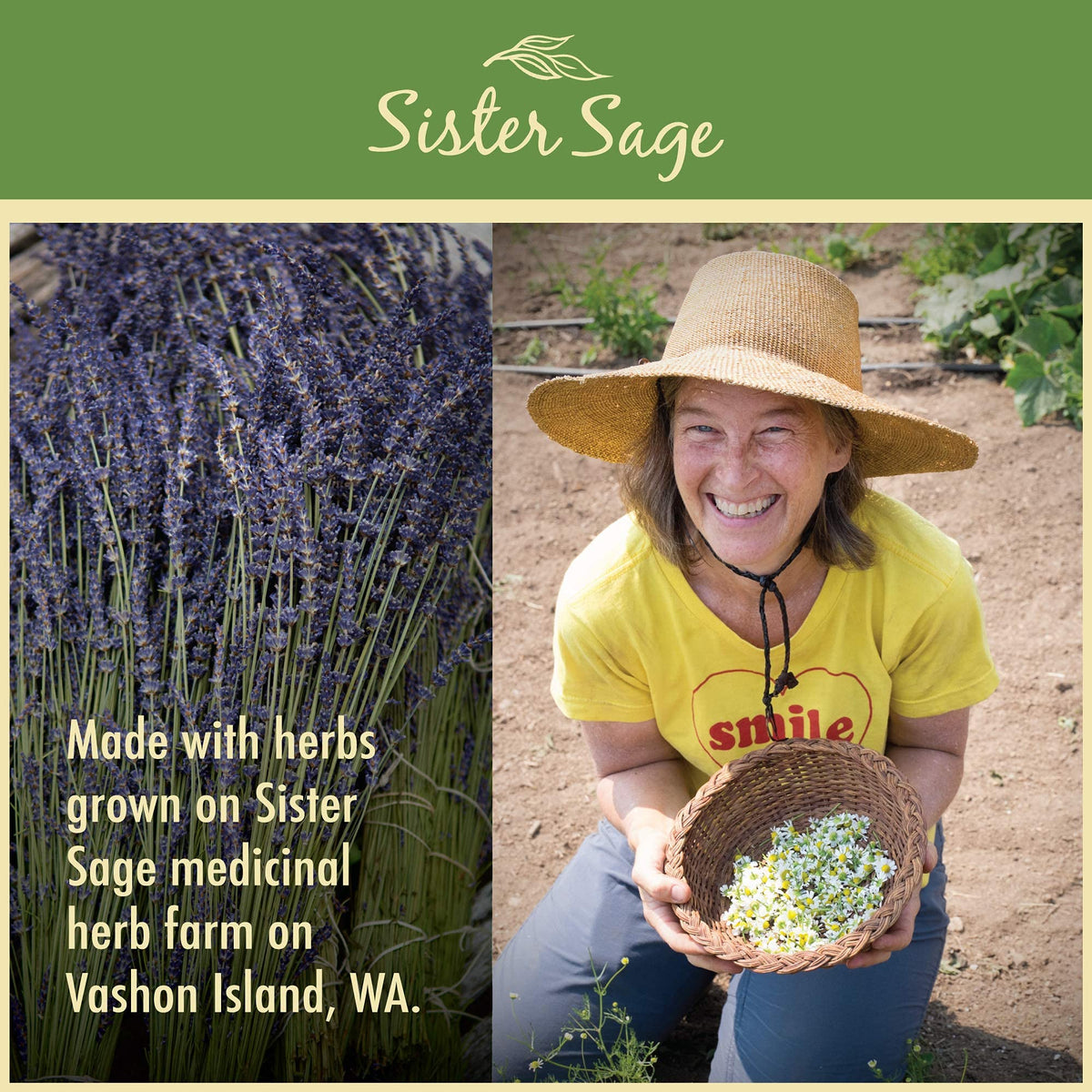 SISTER SAGE Peace & Love Potion, Natural Hawthorn Tincture