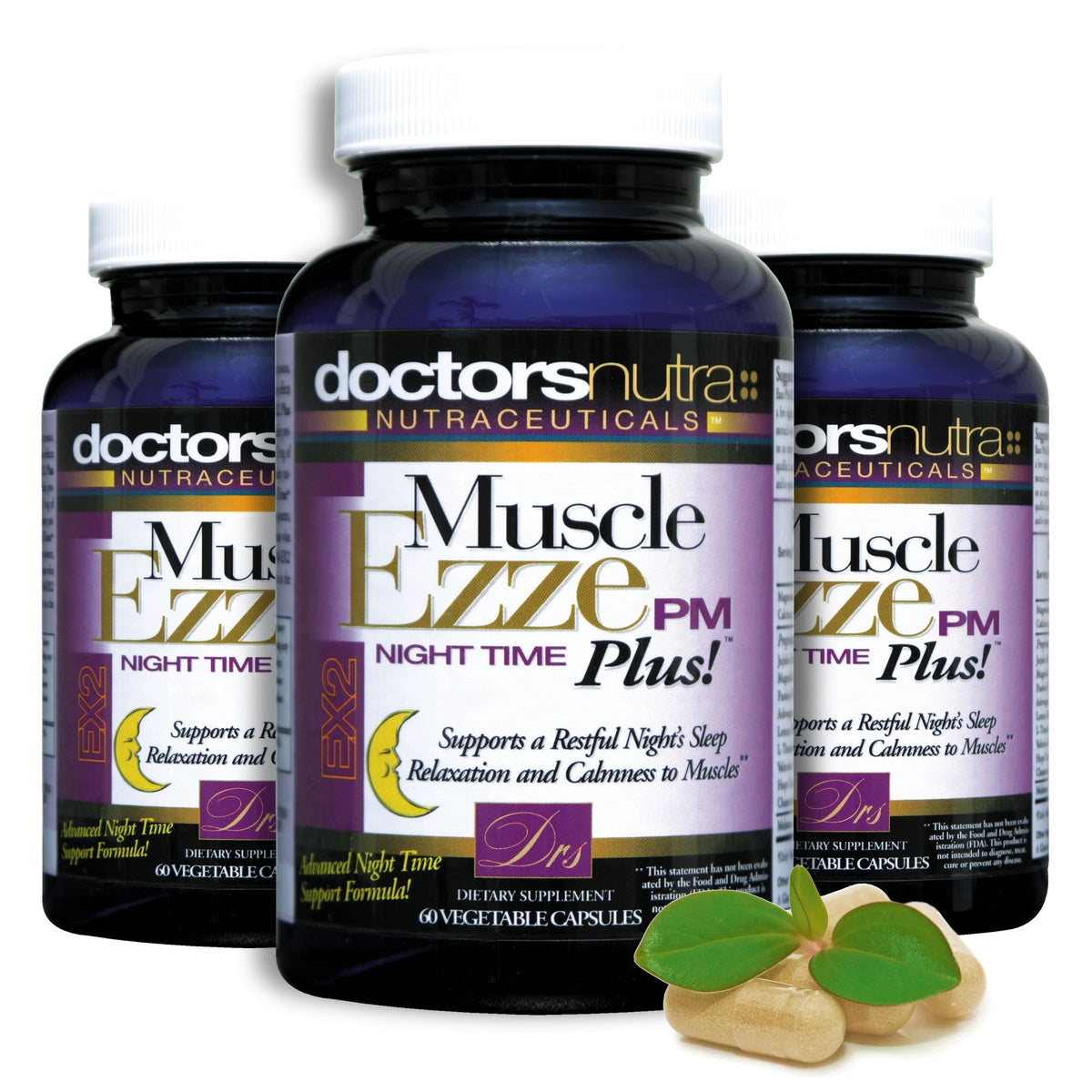 Doctors Nutra Muscle Ezze PM Plus Night Time Capsules - 180 Count
