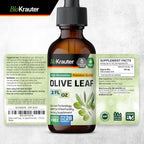 BIO KRAUTER Olive Leaf Tincture - Olive Leaf Extract for Immune