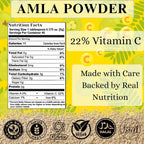 BASIC AYURVEDA Amla Powder Indian Gooseberry - 200g - image 2