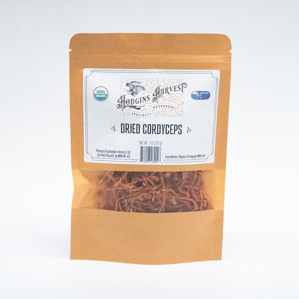 Hodgins Harvest Organic Dried Cordyceps - 1 Ounce