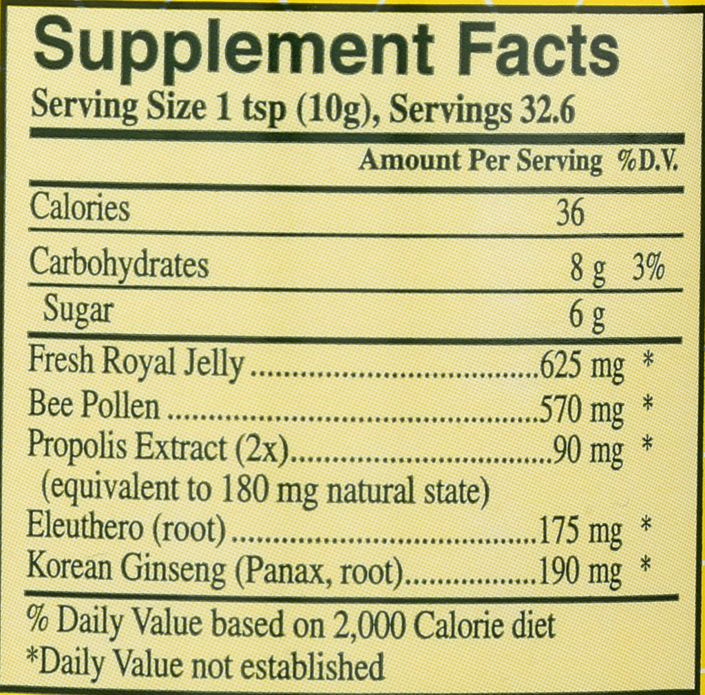 YS Organic Royal Jelly in Honey Ultimate Strength - 11.5 oz - image 4