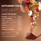 KIKI Green Mushroom Powder Extract - The 8 Mushrooms Supplement Blend