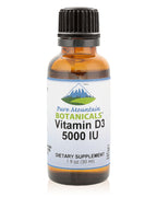 Pure Mountain Botanicals Vitamin D3 Liquid Drops 5000 IU - 1 oz