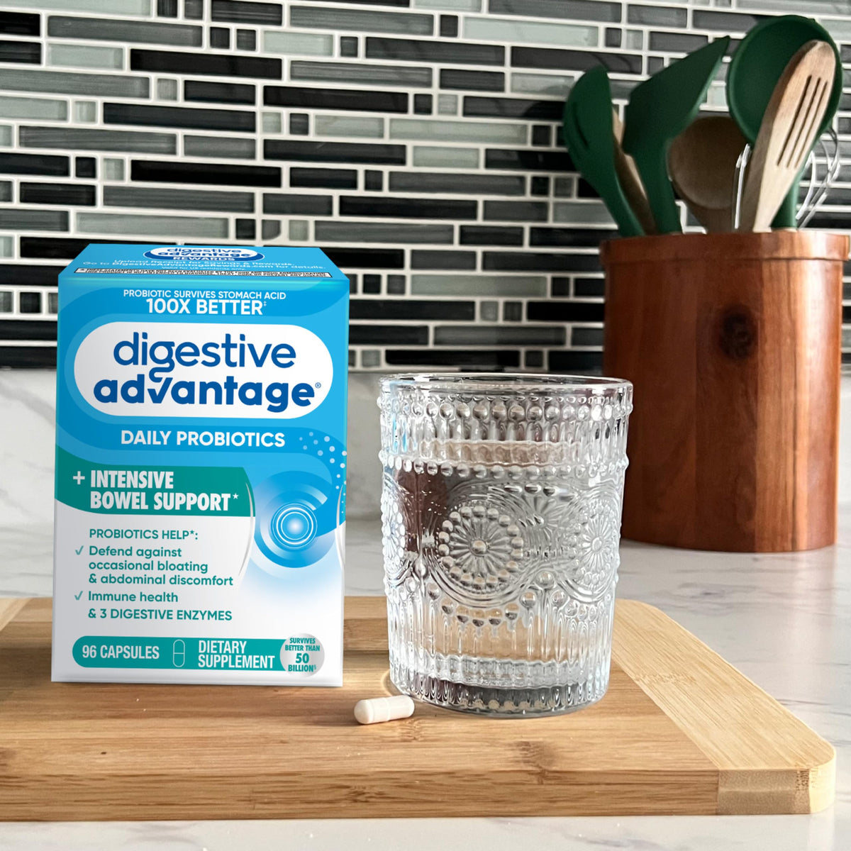 Digestive Advantage IBS Probiotics with Digestive Enzymes - 96 Capsules - image 7