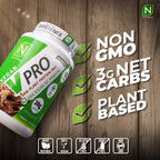 NutraKey V-Pro Raw Plant Protein Powder Mocha - 2 Pound - image 3