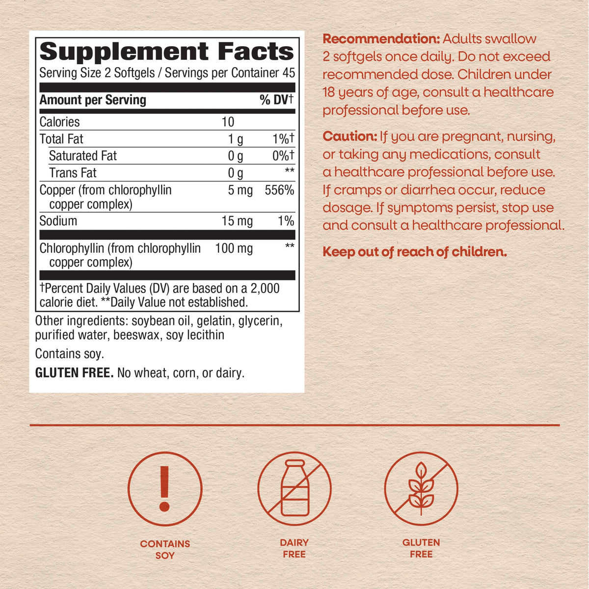 Nature's Way Chlorofresh Chlorophyll Concentrate - 90 Softgels - image 6